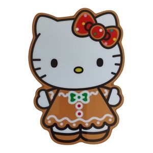 HELLO KITTY GINGERBREAD 2025 CHRISTMAS DECOR 8"